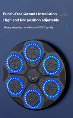 Music Boxing Machine – Smart Bluetooth Wall-Mounted Boxing Trainer | Electronic Punching Target for Home Gym & Fitness