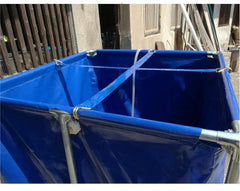 Vokanda Mini Complete Aquarium - 160 Gallon (610L) Betta & Koi Fish Tank, 3.3' x 3.3' x 2'