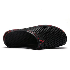 Unisex Men’s Beach Slippers – Hollow Non-Slip Outdoor Flip-Flops & Casual Sandals (Sizes 36–45)