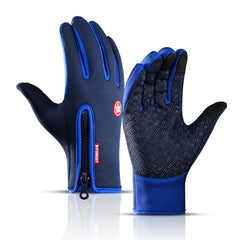 Autumn-Winter Motorcycle Gloves – Windproof, Anti-Slip, Touchscreen Fleece Gloves for Men & Women