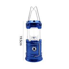 Solar Multifunctional Camping Lamp | Handheld LED Tent Light & Waterproof Emergency Flashlight