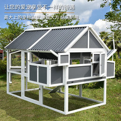 Suplarge Outdoor Chicken Cage Household Large Chicken Pigeon Cat Dog Rabbit Coop Pet House