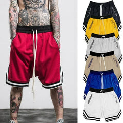 Men’s Mesh Basketball Shorts – Quick-Dry Summer Gym Shorts, Breathable Fitness Joggers & Casual Sportswear