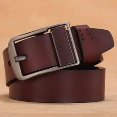 Genuine Leather Belt for Men – Large Size 140-170cm Luxury Designer Waist Belt