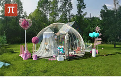 Transparent PC Geodesic Dome Tent – Clear Round Igloo House for Catering, Events, Hotel Resorts & Luxury Celebrations