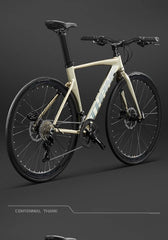 Ruta Aluminum Road Bike – 29" Wheel 12-Speed Mountain Bike | Lightweight Bicicleta de Ciclismo Aro 29 | Carbon Style Frame