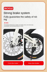 Grylls Fashion 12/14 Inch Folding Bike – Portable Lightweight Bicycle for Adults & Students | Compact Commuter Bike for Kids & Teens