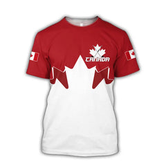 Canada Flag Soldier Camo Skull T-Shirt – 3D Harajuku Print, Fashionable Street Hip-Hop Casual Tee