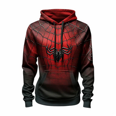 Autumn Fashion Sweatshirts For Men 3D Print Spider Pattern Leisure Cosplay Oversized Hoodie Hip Hop Trend Harajuku Streetwear