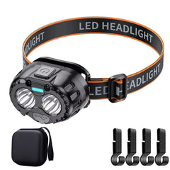 Powerful LED Headlamp | IPX4 Waterproof Emergency Head Flashlight | 250LM XPE LED for Outdoor Fishing, Camping & Hiking