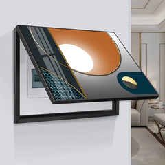 ravel Shark Creative Art Poster – 45x35CM Fashion Home Decor & Electric Meter Box Cover