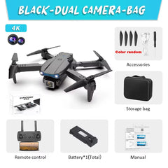 E99 Pro Drone Quadcopter with 6K HD Camera – Remote Control UAV with Altitude Hold, Foldable Design, and 4-Axis Stability for Aerial Photography