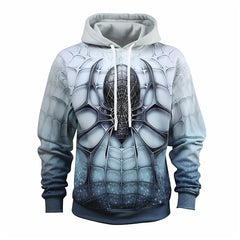 Autumn Fashion Sweatshirts For Men 3D Print Spider Pattern Leisure Cosplay Oversized Hoodie Hip Hop Trend Harajuku Streetwear