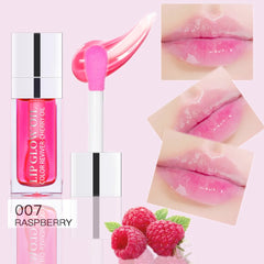 Hydrating Lip Glow Oil – Moisturizing Plumping Lip Gloss, Transparent & Tinted for Dry Lips & Lip Care | Perfect Gift for Mother's Day