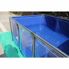 Vokanda Mini Complete Aquarium - 160 Gallon (610L) Betta & Koi Fish Tank, 3.3' x 3.3' x 2'