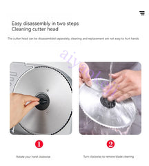 Multifunctional Electric Slicer – Lamb, Beef, Vegetable, Bread, and Sausage Slicing Machine