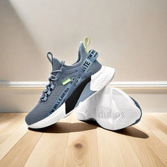 Men’s Lightweight Mesh Sneakers – Breathable Summer Running & Walking Shoes, Elastic Casual Outdoor Sports Trainers