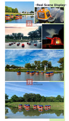 Outdoor Inflatable Floating Tent – PVC Fishing Platform, Lake & Park Camping, Water House Boat for Tourism & Relaxation