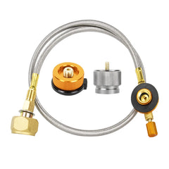 Camping Gas Stove Refill Adapter | Outdoor Cylinder Filling & Gas Tank Furnace Connector Accessories