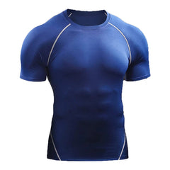 Men's Compression T-Shirt – Quick-Dry, Elastic Running & Gym Sportswear for Athletic Workouts