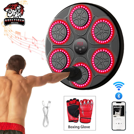 Music Boxing Machine – Smart Bluetooth Wall-Mounted Boxing Trainer | Electronic Punching Target for Home Gym & Fitness