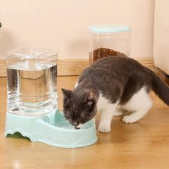 3.8L Automatic Pet Feeder & Water Dispenser – Durable PP Material Food & Drink Bowl for Large Cats and Dogs