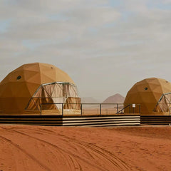 Luxury Geodesic Dome Tent – Transparent Spherical Glamping Tent for Outdoor Resort & Starry Sky Camping