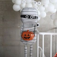 Large Inflatable Standing Mummy Balloon Halloween Horror Atmosphere Indoor and Outdoor Party Decoration Inflatable Prop
