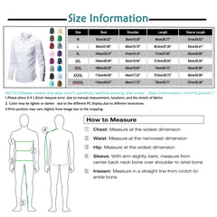 Mens Elastic White Dress Shirts Slim Fit Long Sleeve Button Down Formal Business Shirt Men Easy Care Non-Iron Chemise Homme 4XL