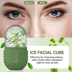 Silicone Ice Face Roller – Pore Shrinking, Dark Circle Removal & Skin Massage Tool for Eyes & Neck