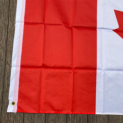 90x150CM Canadian Flag – Polyester 3x5FT Hanging Banner for National Decoration