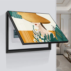 ravel Shark Creative Art Poster – 45x35CM Fashion Home Decor & Electric Meter Box Cover