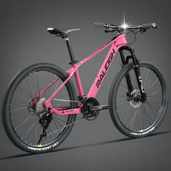 26 & 27.5 Inch Mountain Bike - Lightweight Magnesium Alloy Frame, 24/27/30/33 Speed Gears, Hydraulic Disc Brake, All-Terrain Bicycle for Men & Women