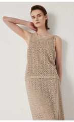 Women’s Premium 100% Linen Summer Vest – Elegant & Fashionable Lightweight Luxury Sleeveless Top for Ladies' Wardrobe