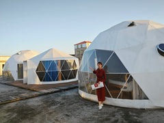Luxury Geodesic Dome Tent – Outdoor Glamping Villa for Camping, Resort, Hotel & Forest Accommodation