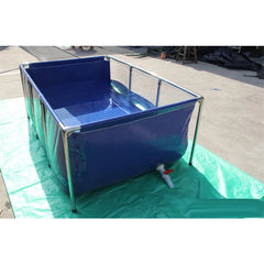 Vokanda Mini Complete Aquarium - 160 Gallon (610L) Betta & Koi Fish Tank, 3.3' x 3.3' x 2'