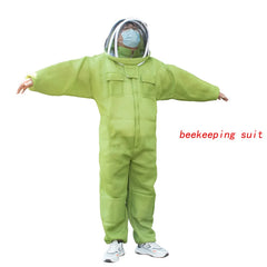 Beekeeper 3D Breathable Protective Suit – Long Sleeve Coverall with Gloves | Extra Comfort Beekeeping Gear & Bee Farm Tools