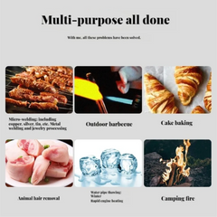 Card Burner Flame Gun | Outdoor BBQ Igniter & Small Welding Torch with Ceramic Core