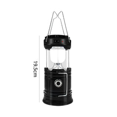 Solar Multifunctional Camping Lamp | Handheld LED Tent Light & Waterproof Emergency Flashlight
