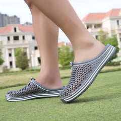 Unisex Men’s Beach Slippers – Hollow Non-Slip Outdoor Flip-Flops & Casual Sandals (Sizes 36–45)