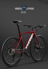 Ruta Aluminum Road Bike – 29" Wheel 12-Speed Mountain Bike | Lightweight Bicicleta de Ciclismo Aro 29 | Carbon Style Frame