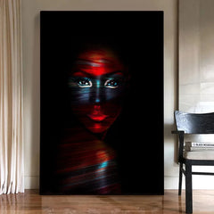 Modern African Woman Canvas Painting – Sexy Black Girl Scandinavian Wall Art Poster for Home Decor & Gifts