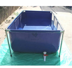 Vokanda Mini Complete Aquarium - 160 Gallon (610L) Betta & Koi Fish Tank, 3.3' x 3.3' x 2'