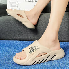 Men’s Luxury EVA Sole House Slippers – Comfortable Indoor Sandals, Flip-Flops & Slides for Casual Home Wear