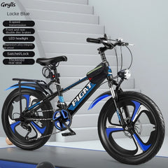 Grylls 18-Inch Variable Speed Mountain Bike – Durable Student Bicycle for Kids & Teens | New Hot Release