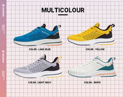 Baasploa Lightweight Running Shoes For Men 2023 Men's Designer Mesh Casual Sneakers Lace-Up Male Outdoor Sports Tennis Shoe