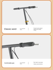 Grylls Fashion 12/14 Inch Folding Bike – Portable Lightweight Bicycle for Adults & Students | Compact Commuter Bike for Kids & Teens