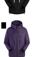 Autumn Hoodie Jackets Men Windproof Waterproof Warmth Fashion Trends Male Coat Versatile Casual Outdoor Mountaineering Clothing