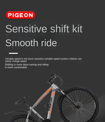 TULX High-Carbon Steel Bicycle – 21-Speed with Front Fork Lock & Dual Disc Brakes | Strong & Stable Ride