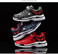 Luxury Boys' Fashion Sneakers – PU Leather Kids’ Casual Sports & Tennis Shoes